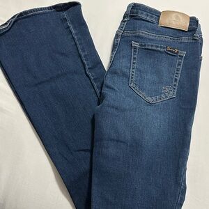 Seven7 Dark Blue Flare & Wide Leg Jeans
